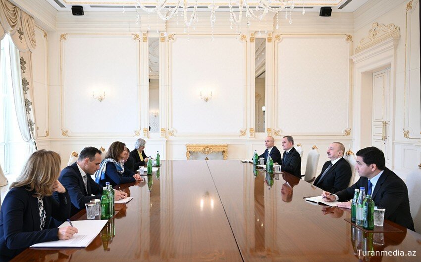 Президент Ильхам Алиев принял министра иностранных дел Словении