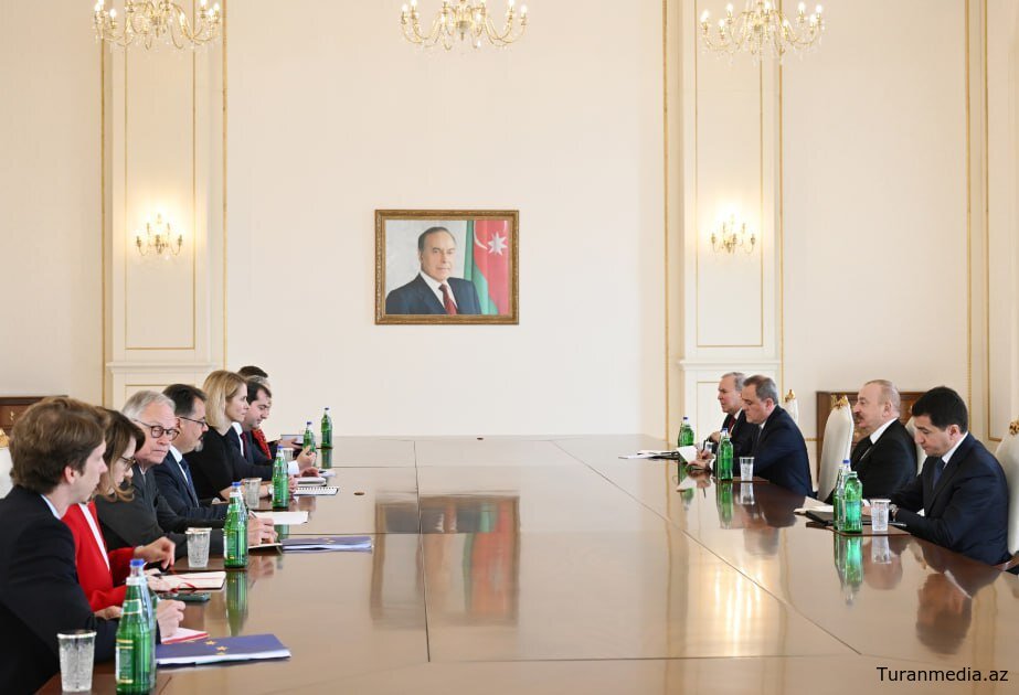 Президент Азербайджана Ильхам Алиев принял Каю Каллас