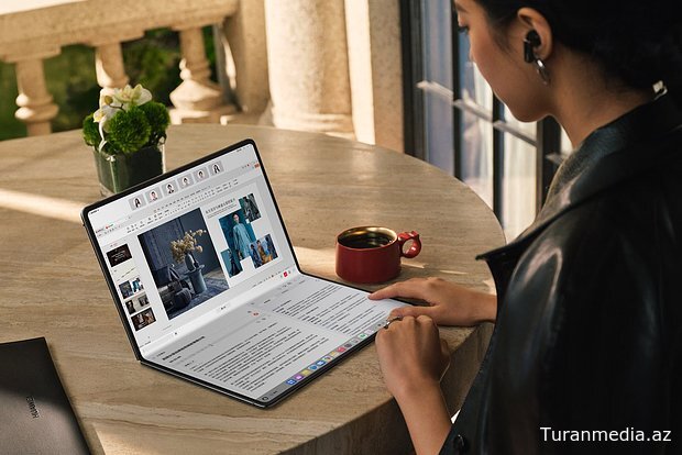 Huawei выпустила первый ноутбук со складным дисплеем