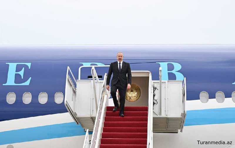 Президент Азербайджана Ильхам Алиев прибыл в США - ВИДЕО.